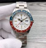 Replica Vintage Rolex GMT-Master 6542 White Face Asia 2836 Rolex Oyster Watch